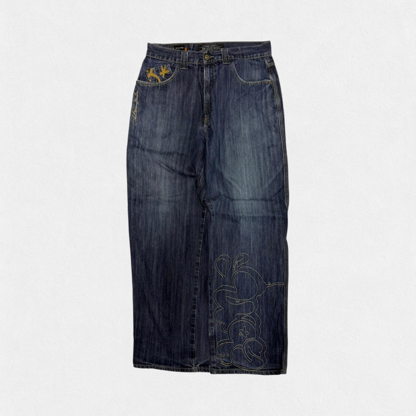Vintage Sir Benni Miles baggy hip hop jeans (W34)