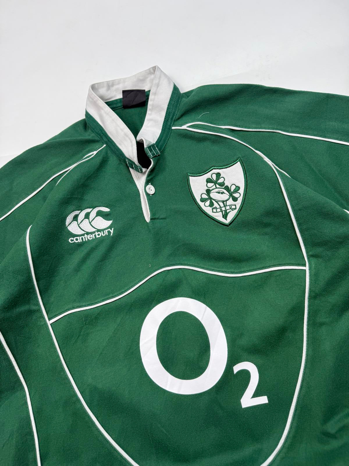 Vintage Ireland 2007/08 Canterbury rugby union shirt (M)