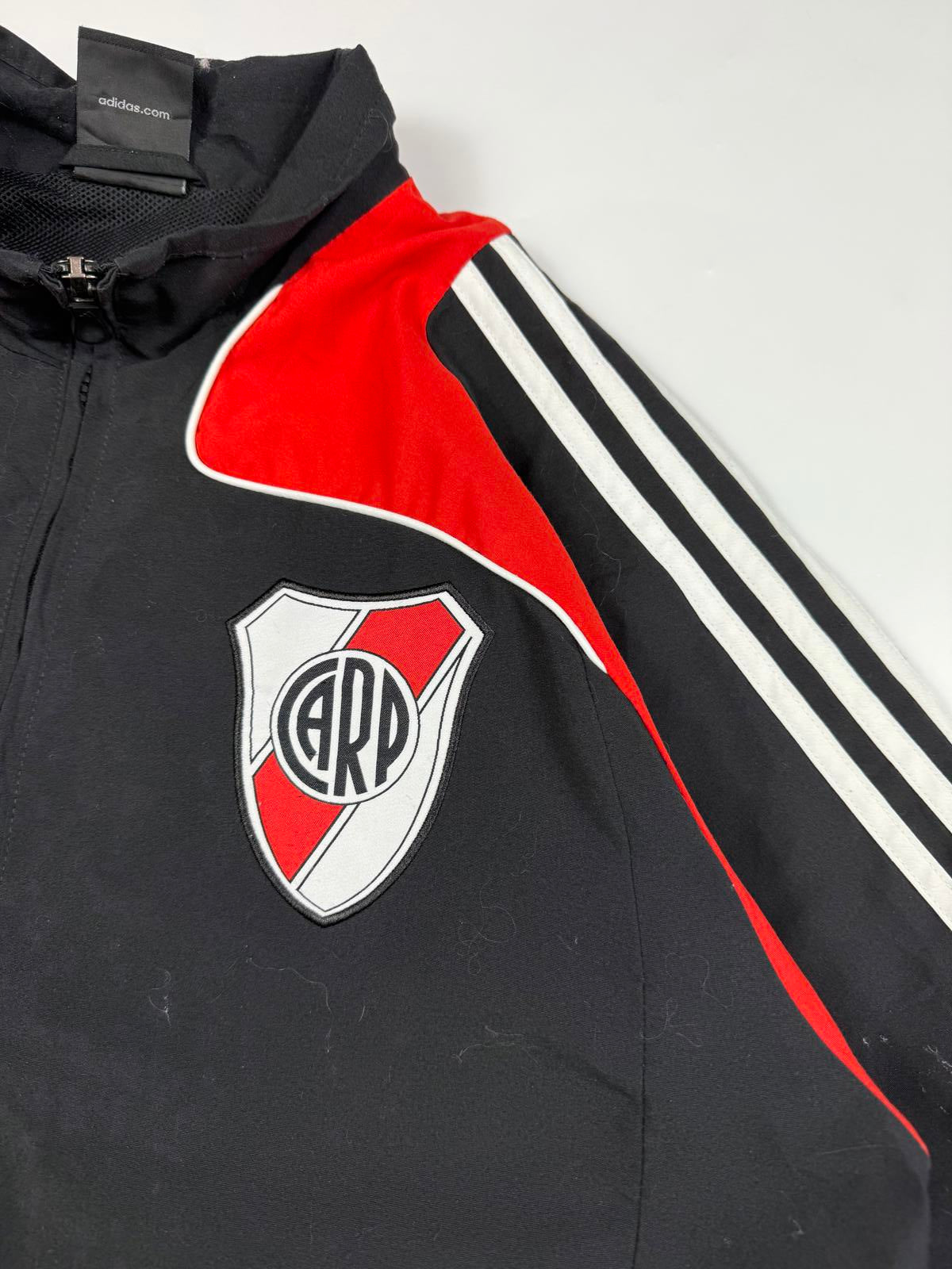 Vintage River Plate 2008/09 Adidas football track jacket (M)