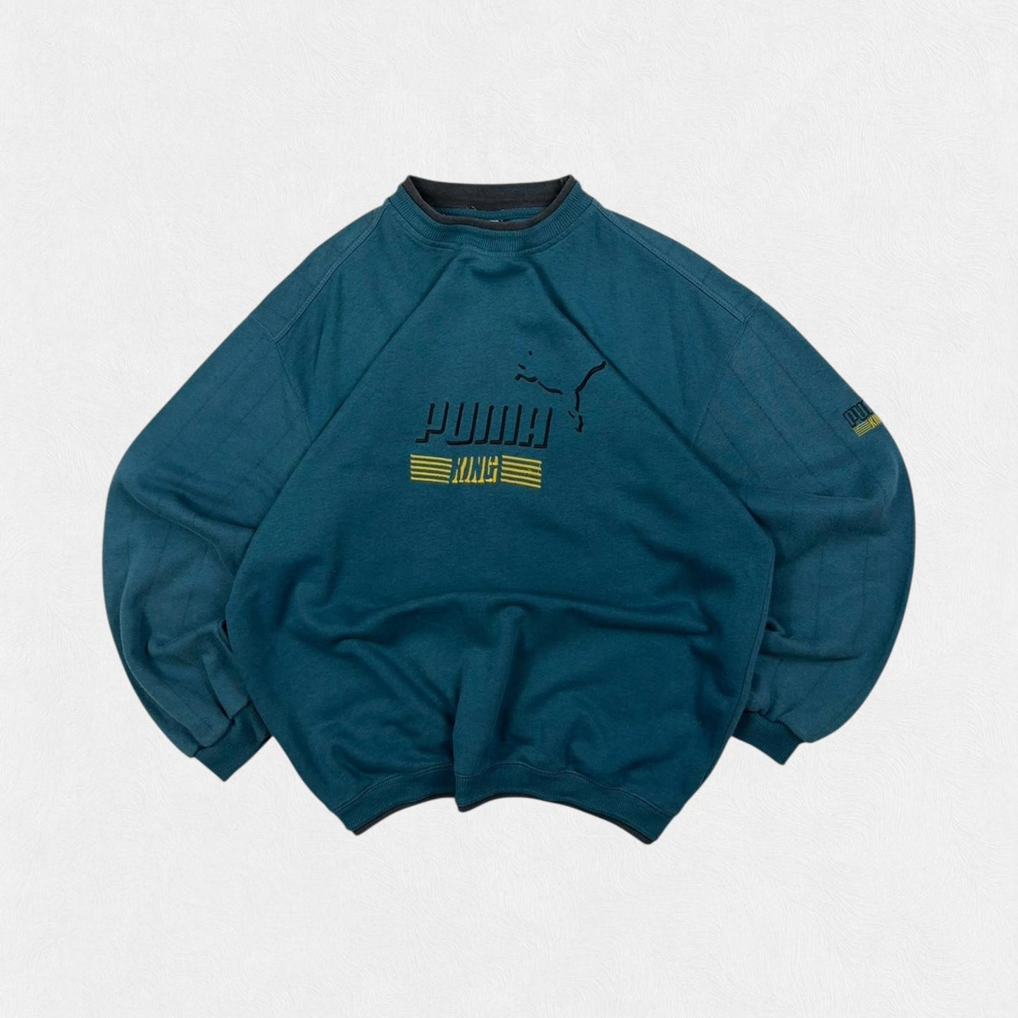 Vintage 90s Puma king centre logo sweatshirt (L)