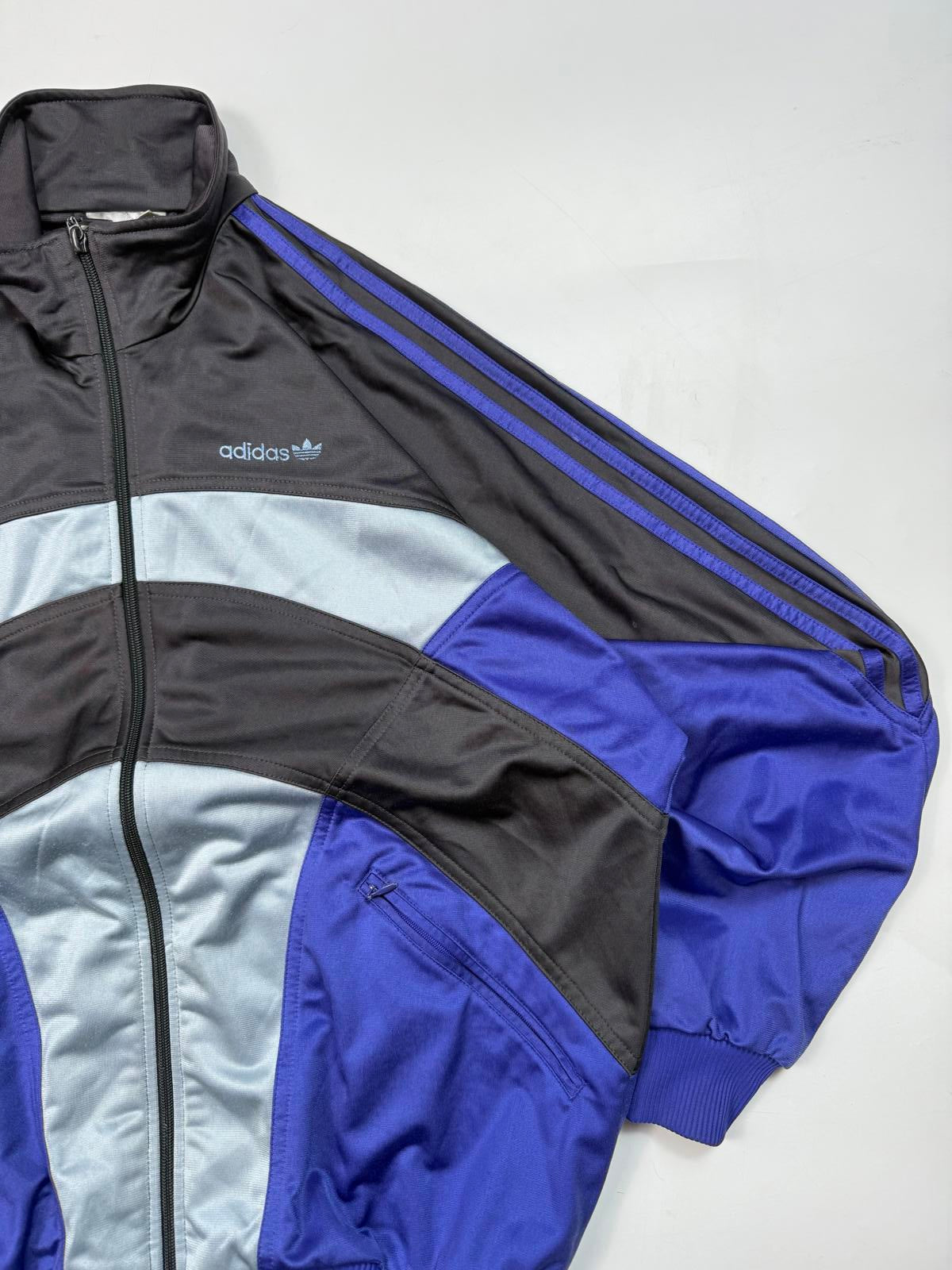 Vintage 90s adidas originals colour block track top (M)