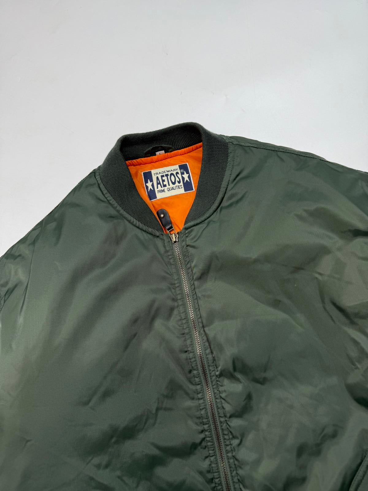 Vintage MA-1 Military bomber jacket (L)