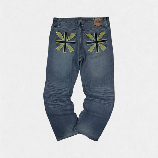 Vintage Y2K hip hop baggy jeans (W38)