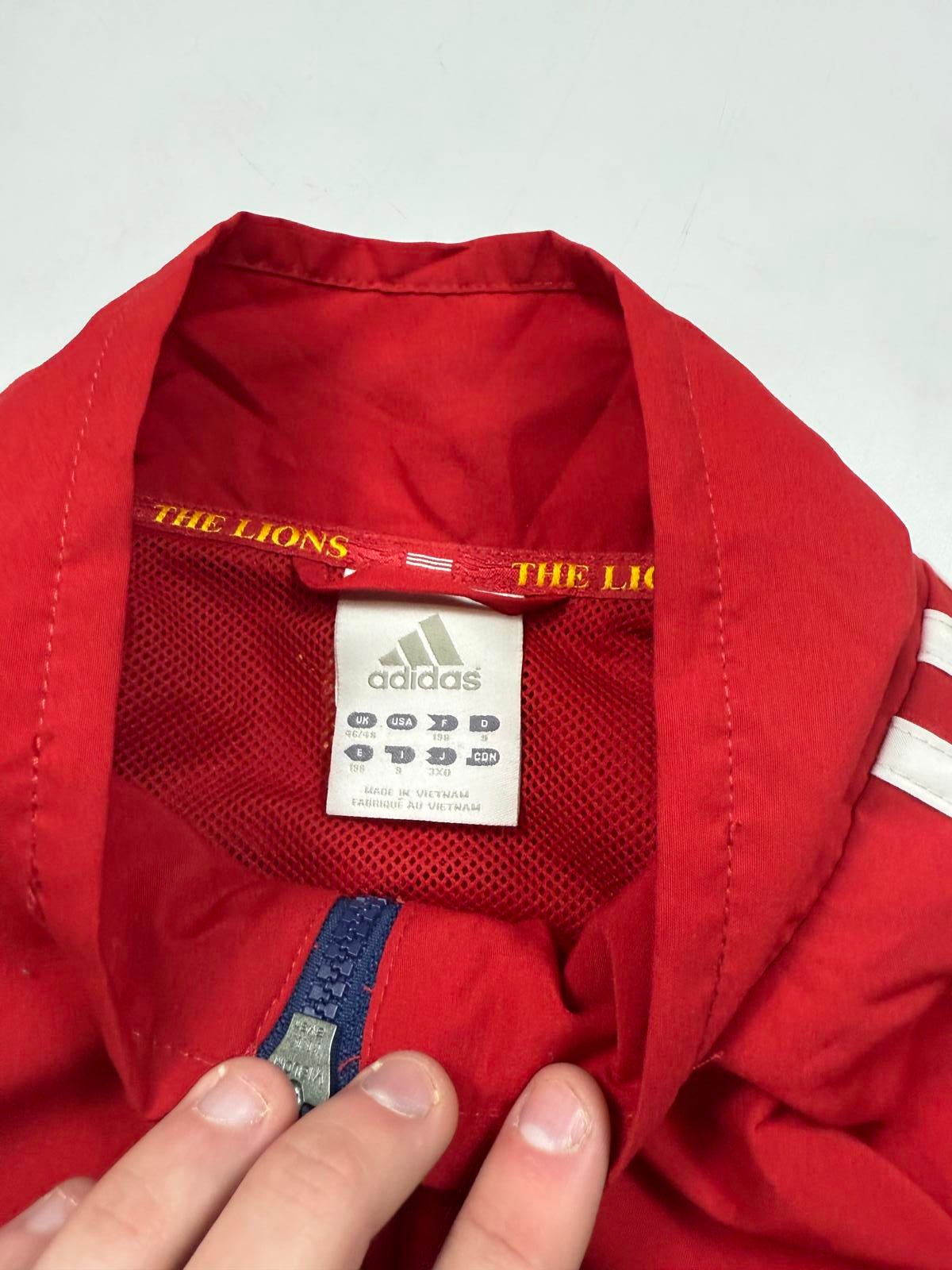 Vintage British & Irish Lions 2009 Adidas rugby track jacket (XL)