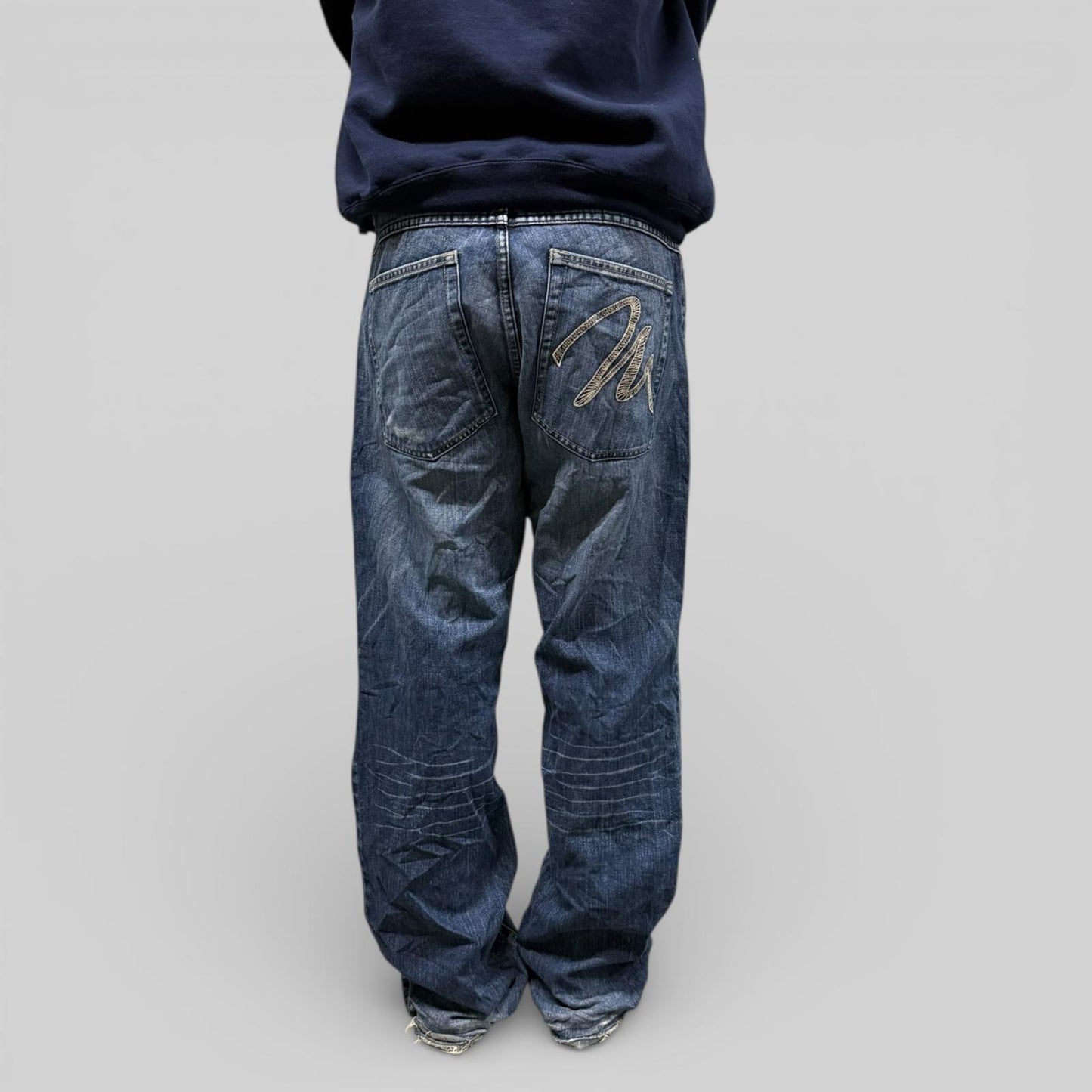 Vintage Sir Benni Miles baggy hip hop Jeans (W32)