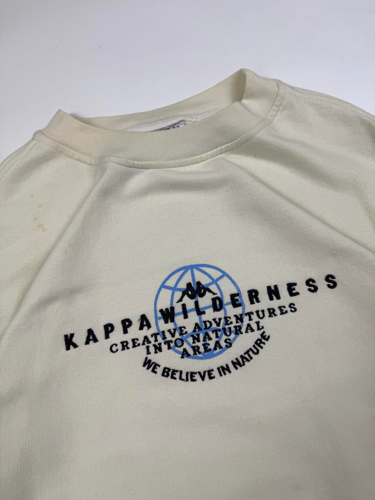 Vintage 90s Kappa wilderness spell out sweatshirt (L)