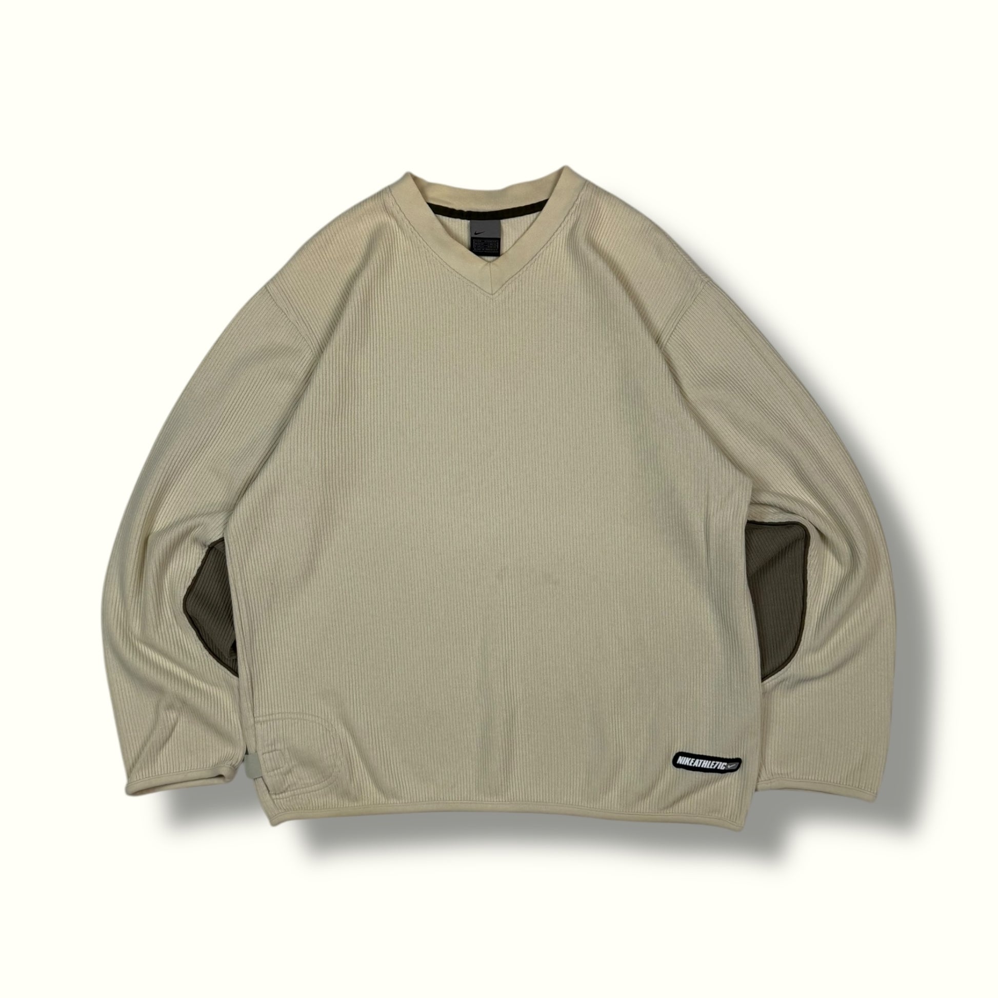 Vintage Nike athletic boxy sweatshirt cream