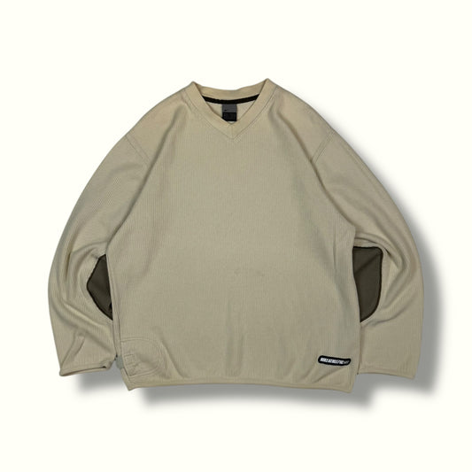 Vintage Nike athletic boxy sweatshirt cream