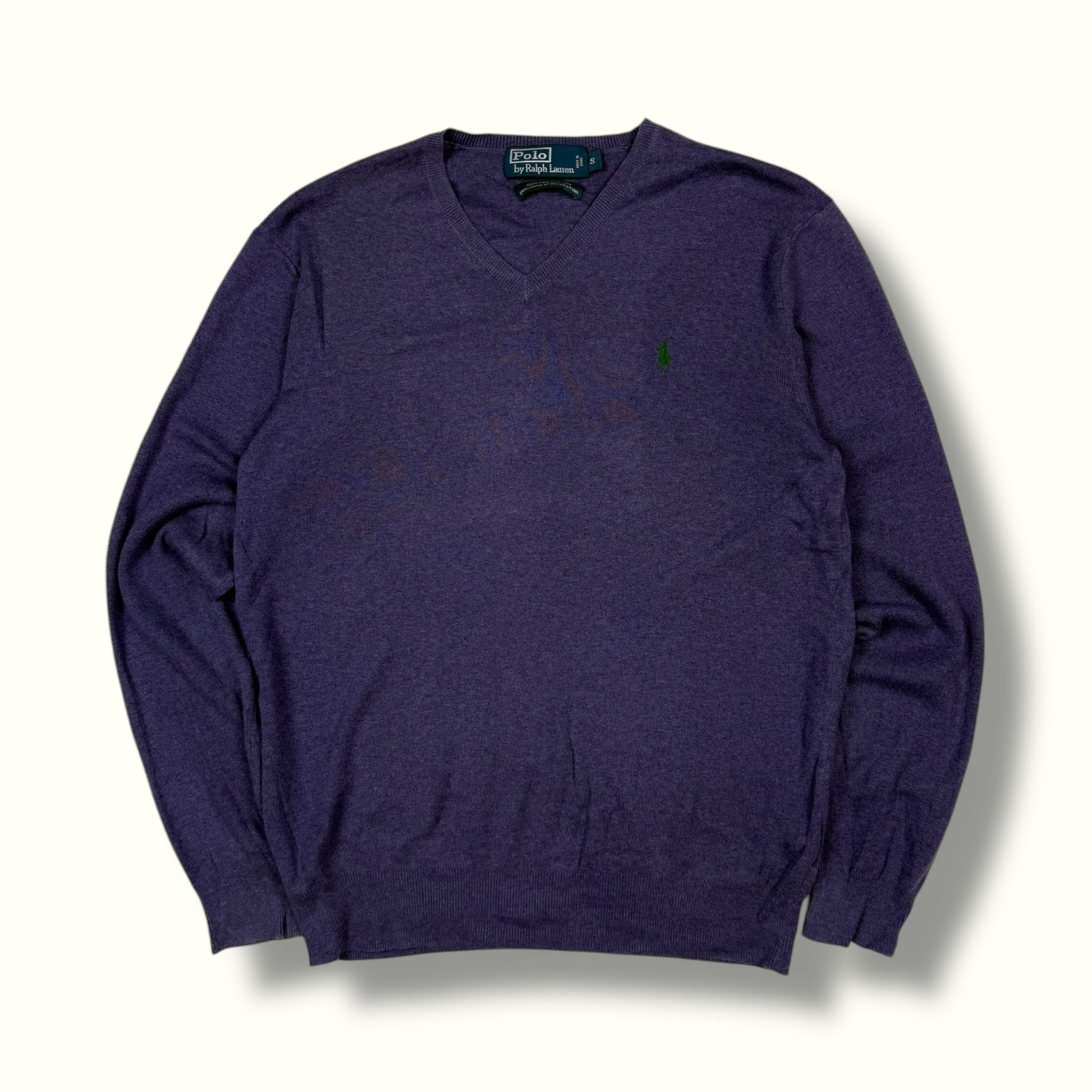 vintage polo ralph lauren knit sweater purple