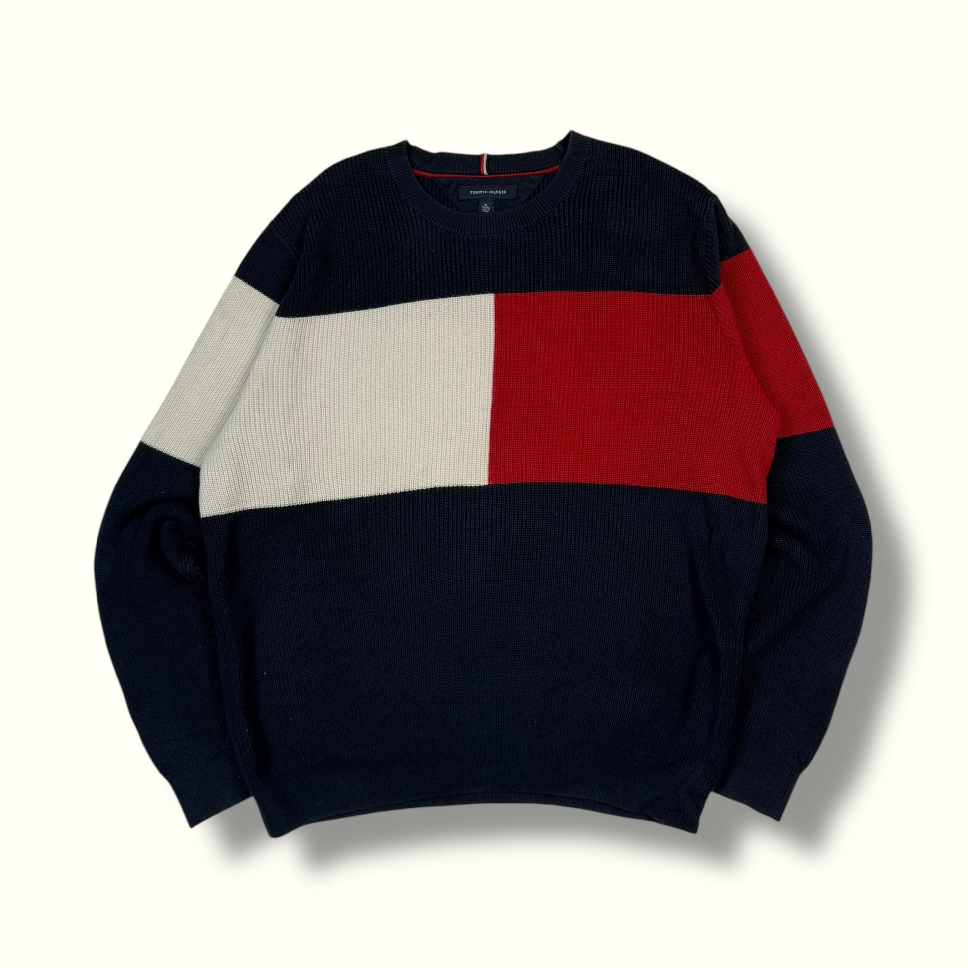 Tommy Hilfiger flag knit sweater