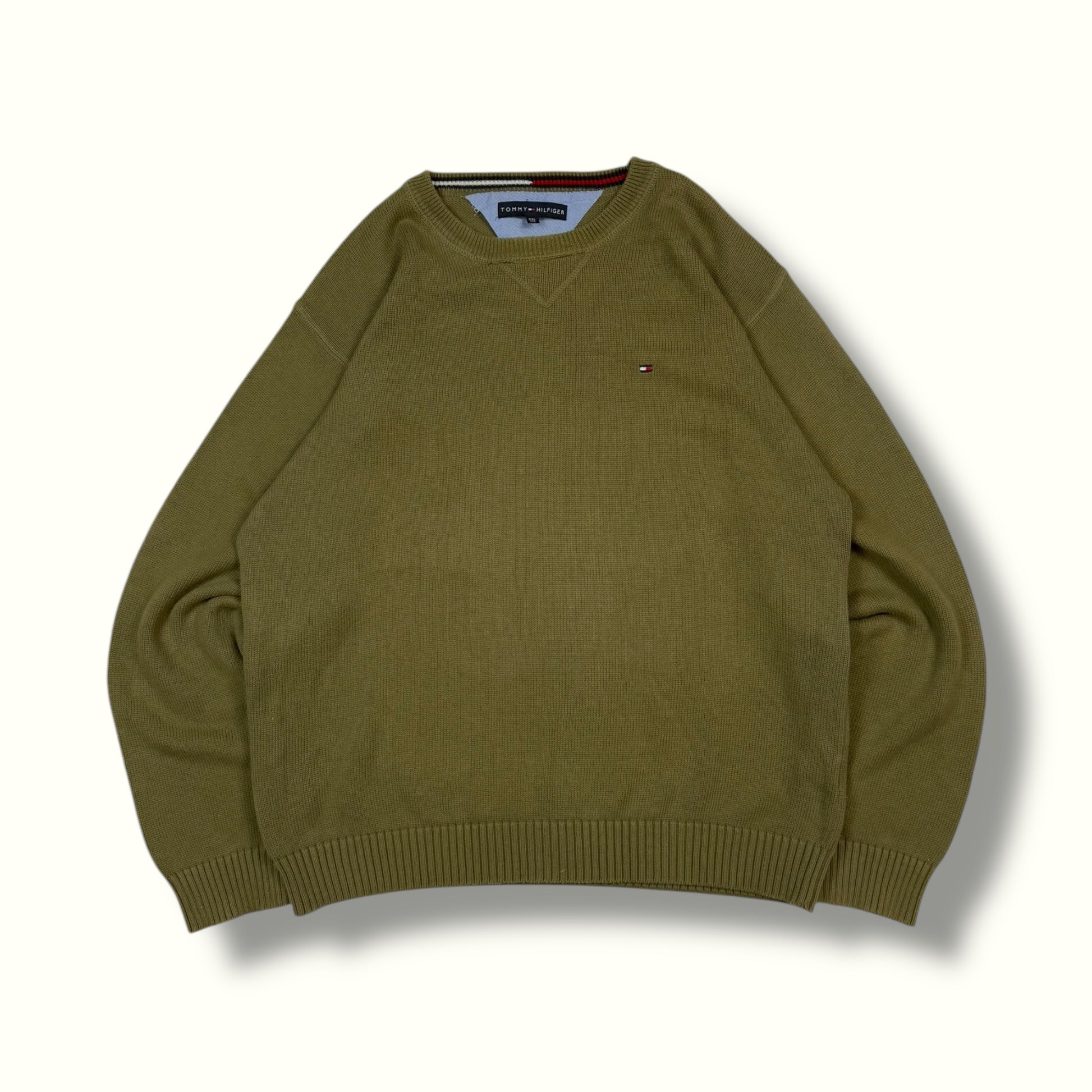 tommy hilfiger knit sweater green