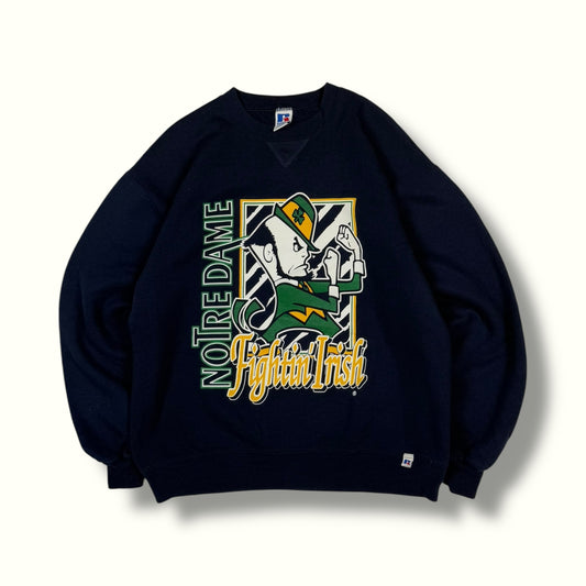 90s Russell athletic Notre Dame sweatshirt navy